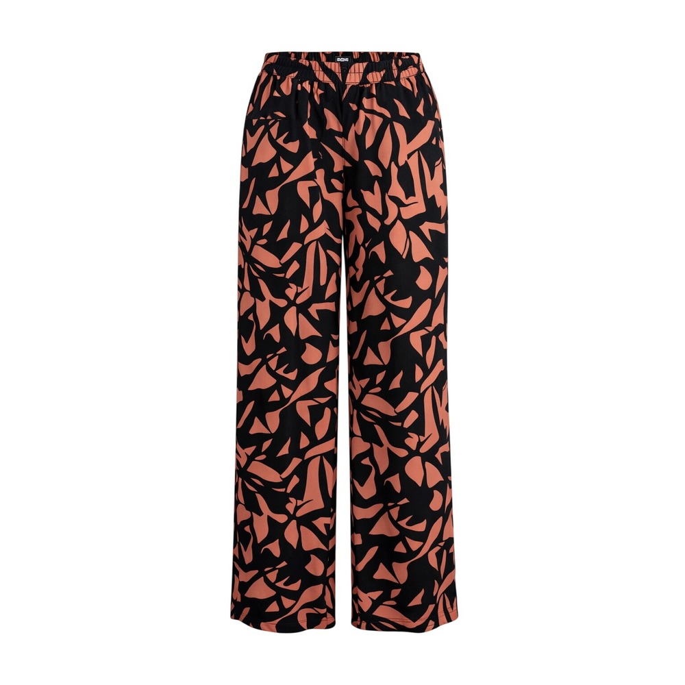 A New Day Women's Wide Leg Pants Abstract Print Black Coral XS